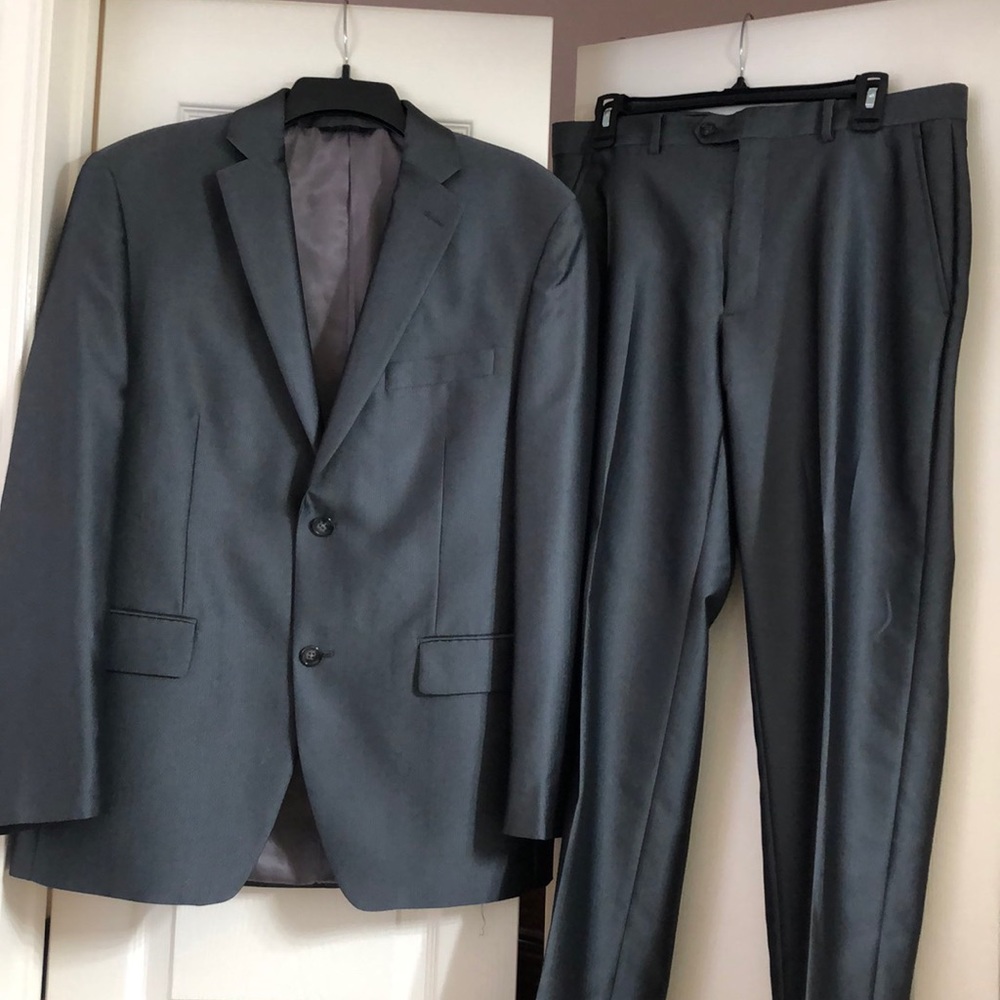 Apt.9 Gentleman Suit, In The Color Grey Charcoal - image 1
